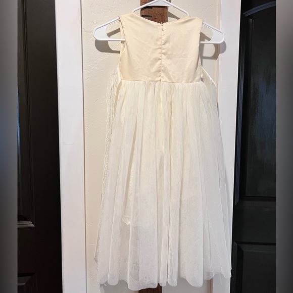 Ivory Flower Girl Dress - Picture 2 of 6